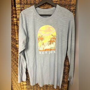 Ron Jon Surf Shop, long sleeve,‎ Semi sheer shirt- Size: Large, Womens